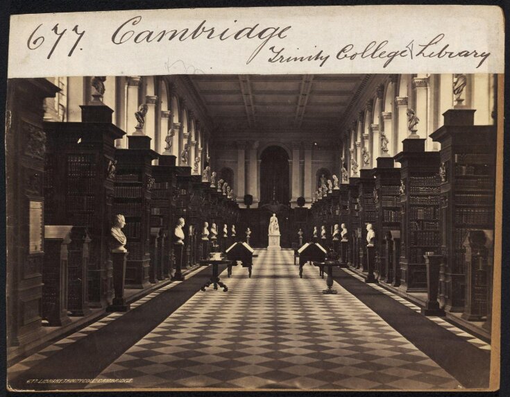 Cambridge.  Trinity College Library top image