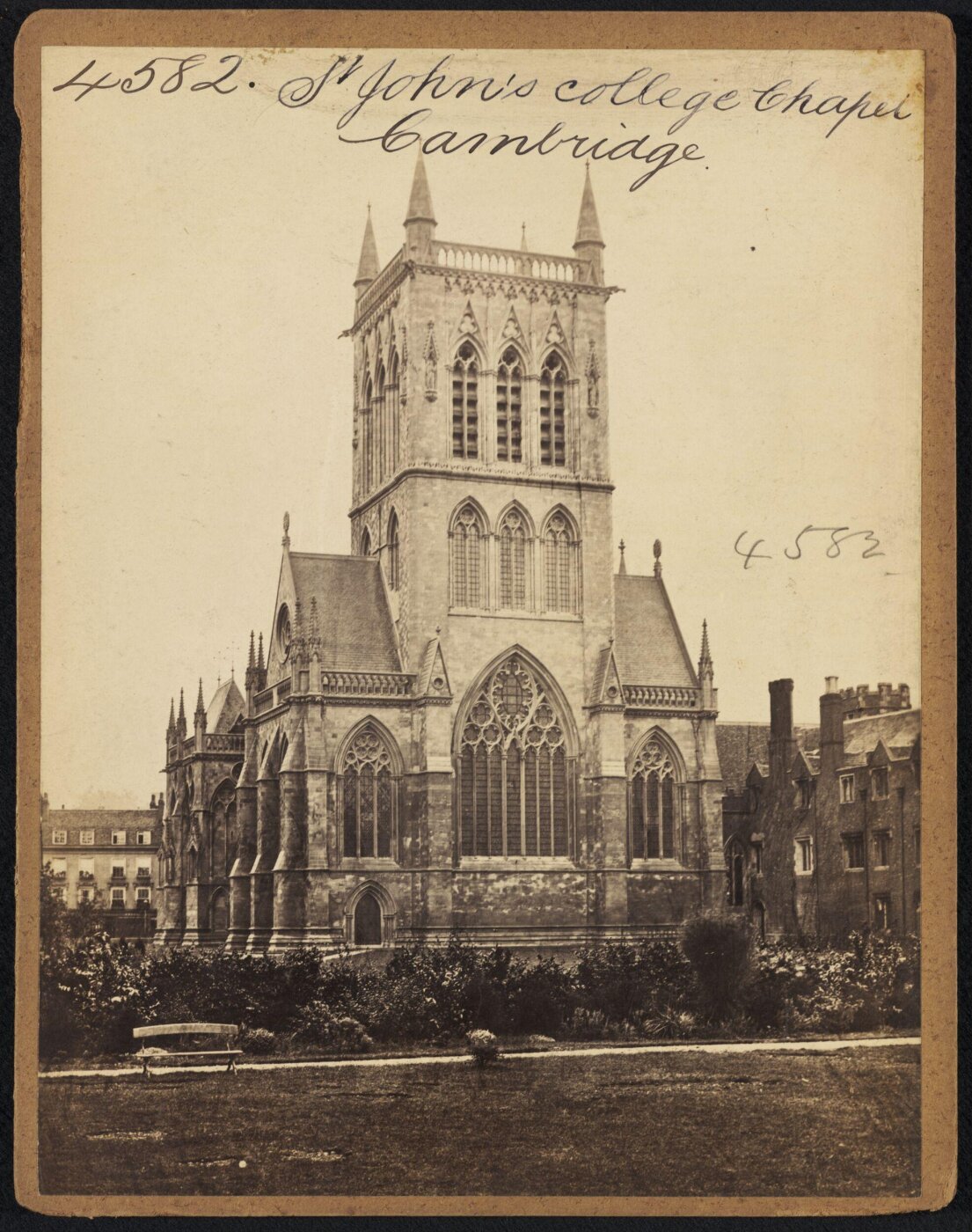 Francis Frith, St. John's College Chapel. Cambridge