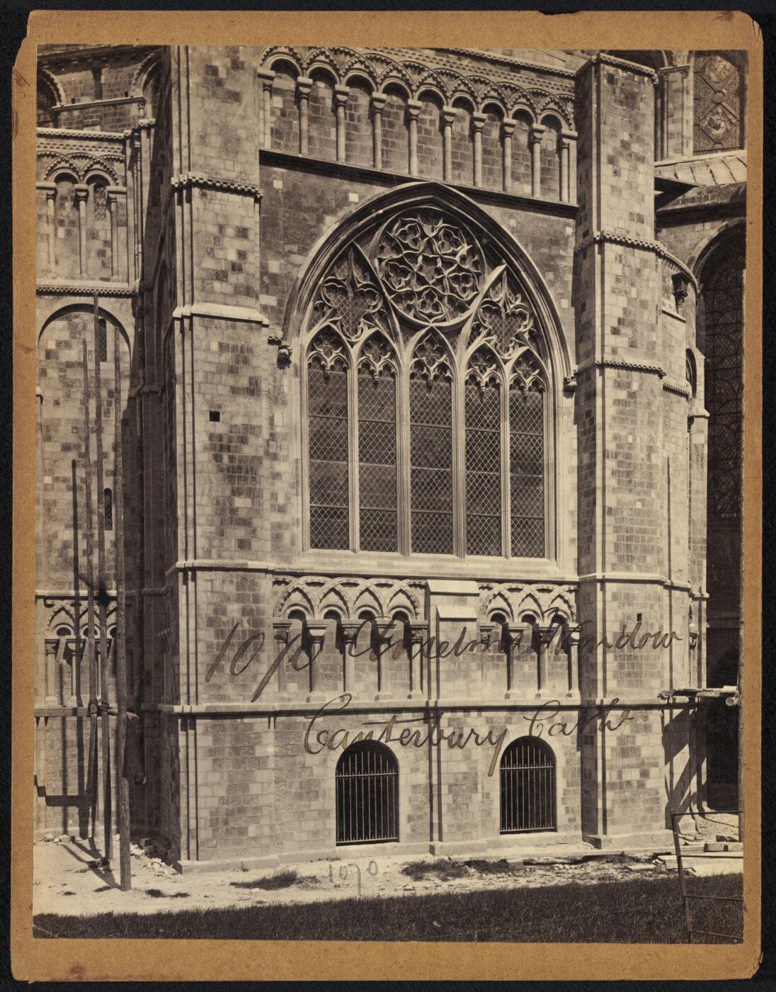Francis Frith, Anselm's Window. Canterbury Cath'l