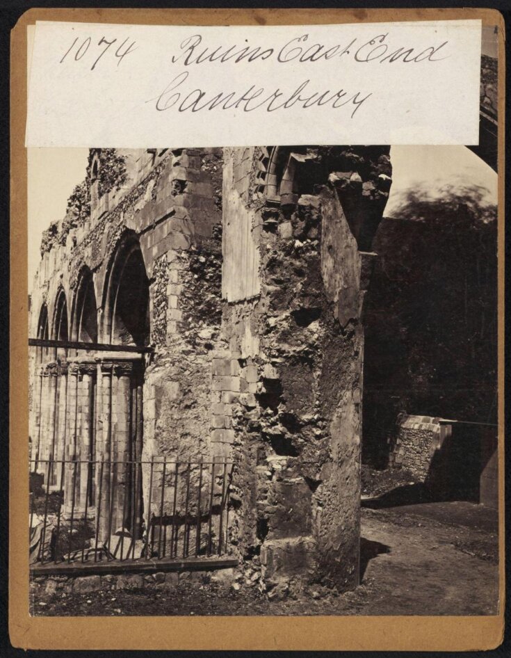 Ruins East End.  Canterbury top image