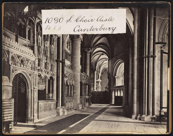 S. Choir Aisle.  Canterbury top image