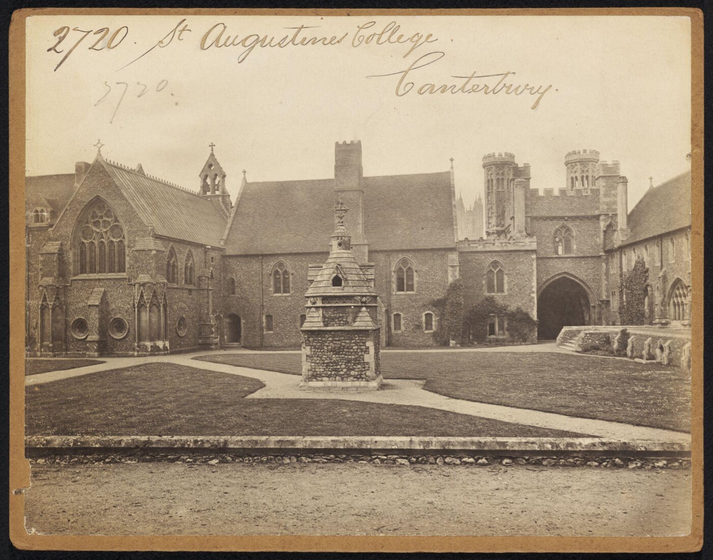 Francis Frith, St. Augustine's College. Canterbury