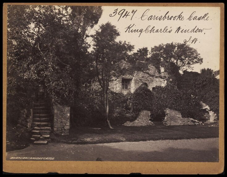 Carisbrooke Castle.  King Charle's Window.  I.W. top image