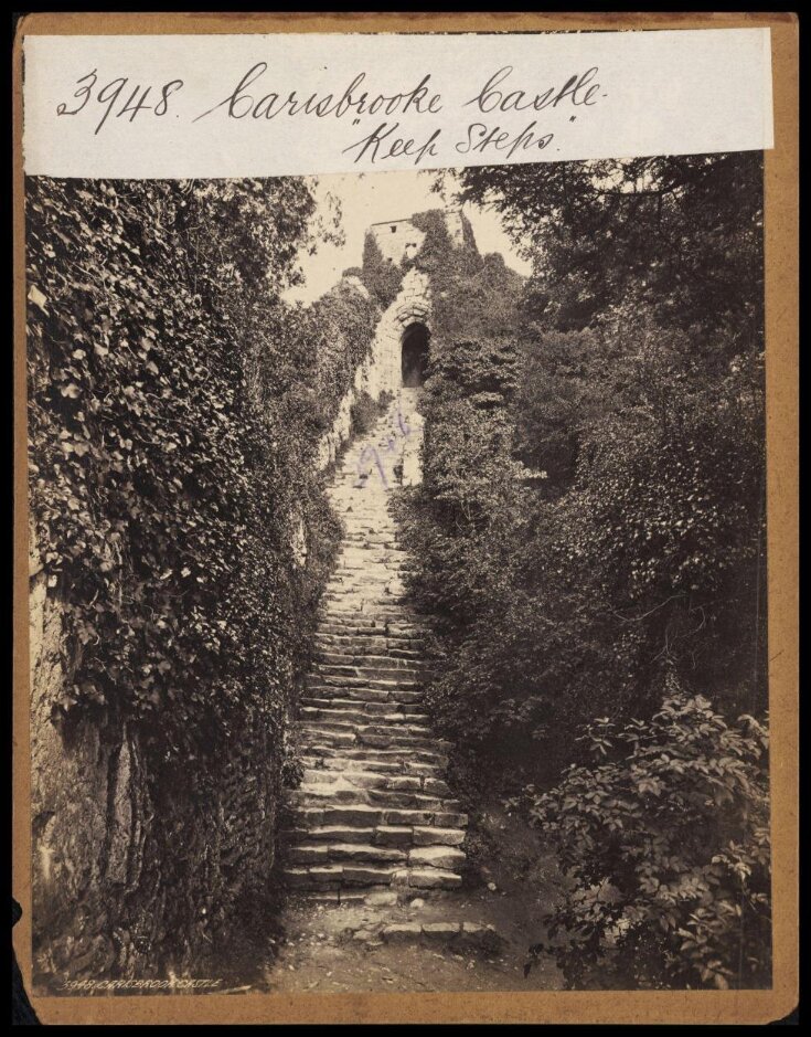 Carisbrooke Castle.  "Keep Steps" top image