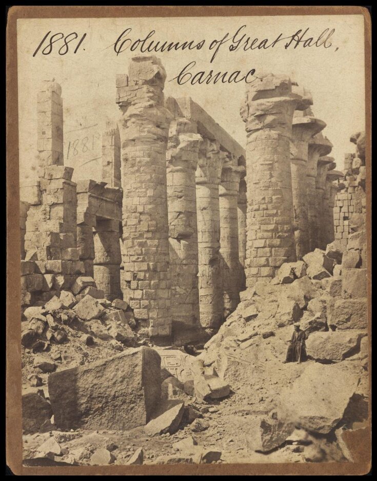 Columns of Great Hall.  Carnac top image