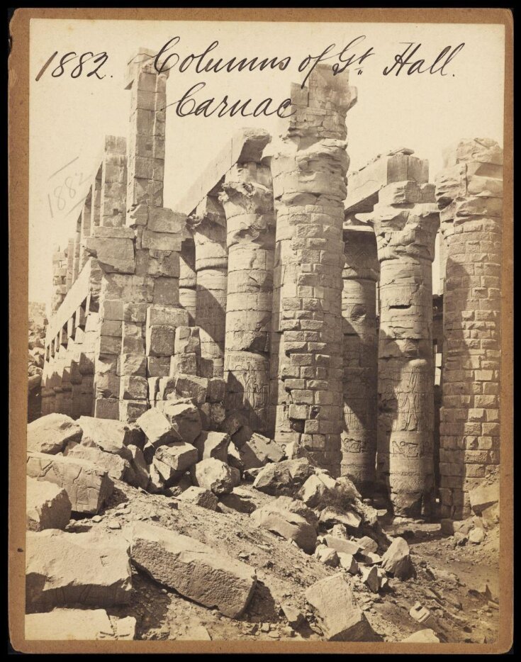 Columns of Gt. Hall.  Carnac top image