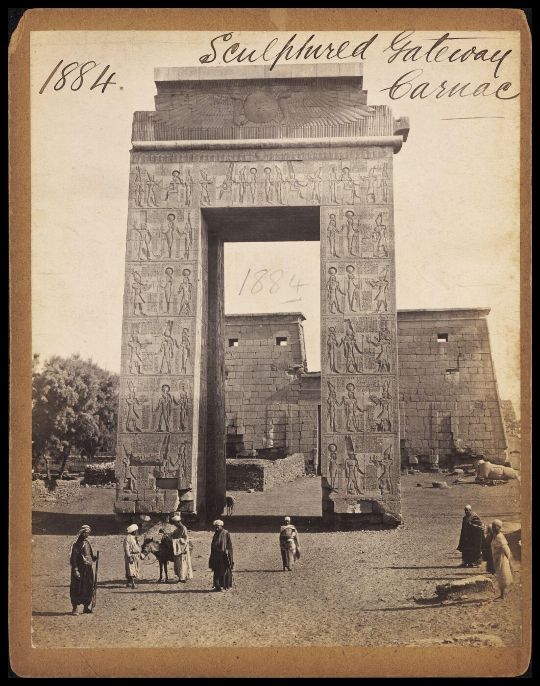 Francis Frith, Sculptured Gateway. Carnac