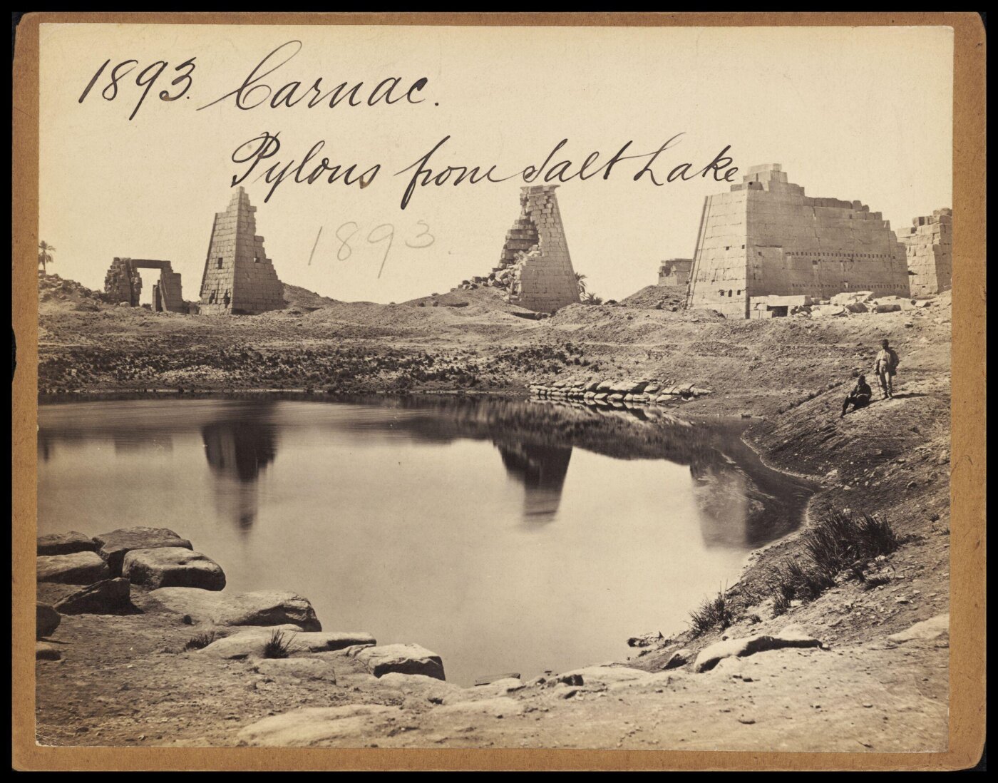 Francis Frith, Carnac. Pylons from Salt Lake
