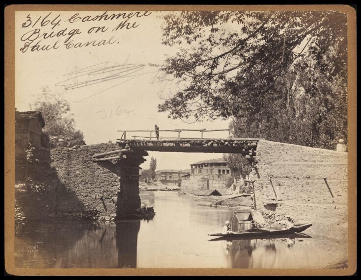 Cashmere.  Bridge on the Dhul Canal