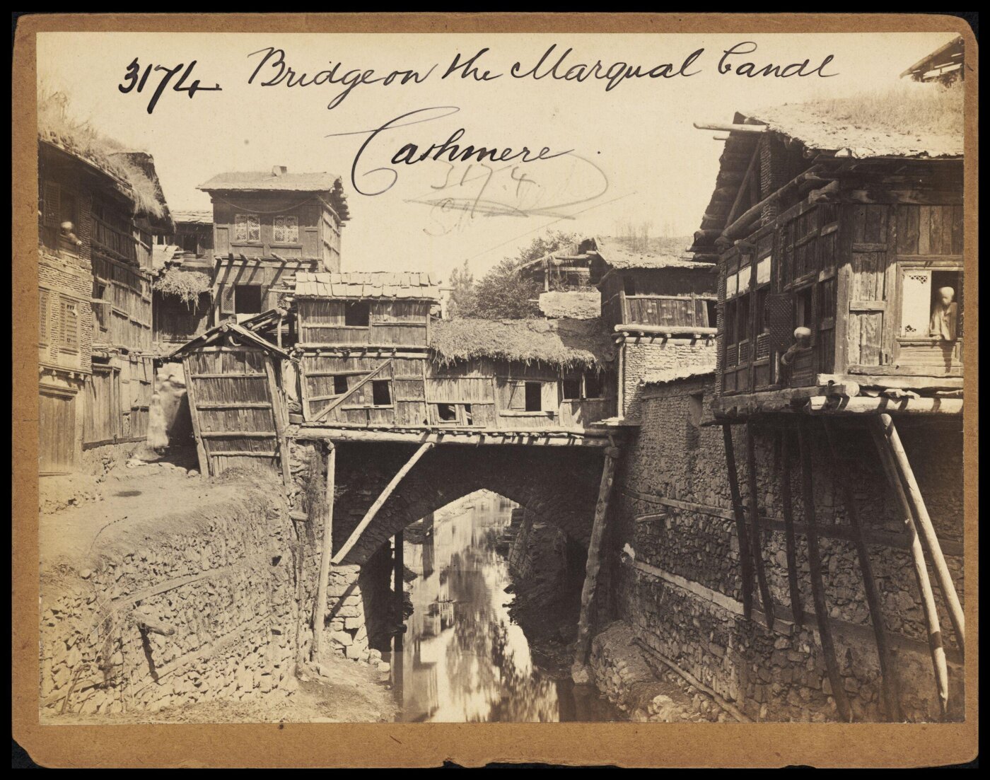 Francis Frith, Bridge on the Marqual Canal. Cashmere