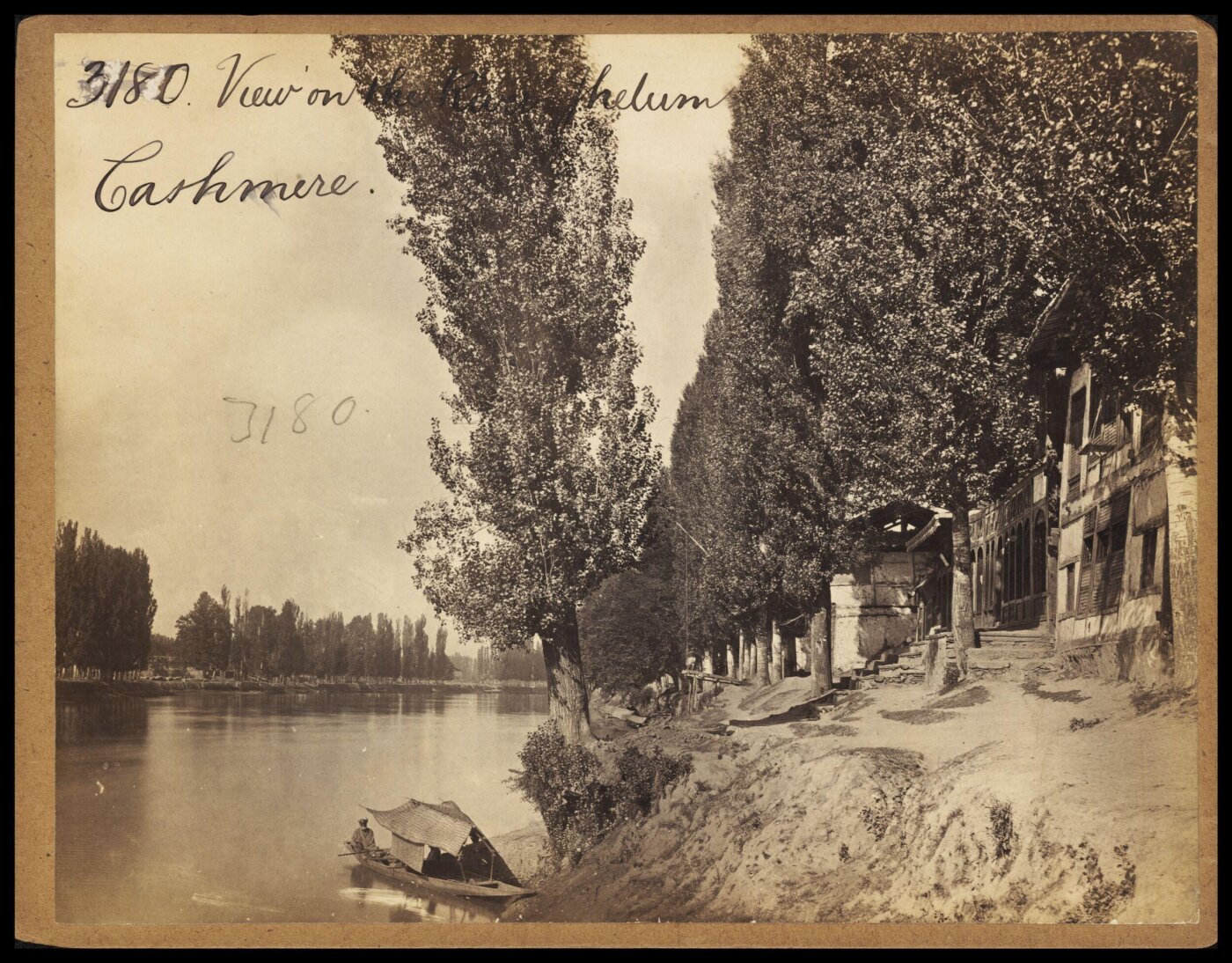 Francis Frith, View on the River Jhelem. Cashmere