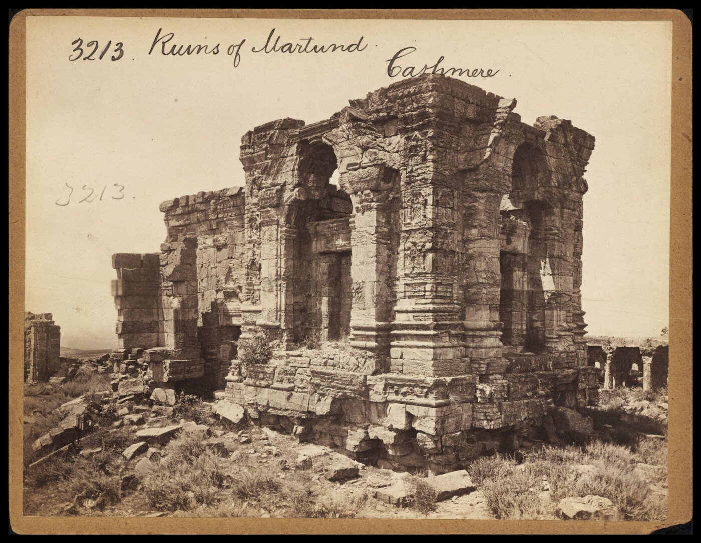 Francis Frith, Ruins of Matund.  Cashmere