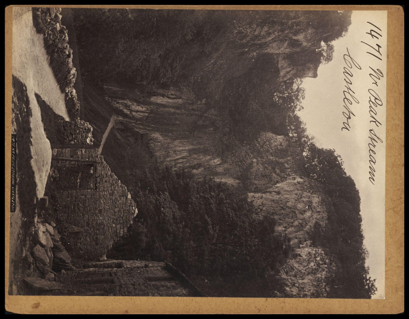 Francis Frith, Nr. Park Stream. Castleton