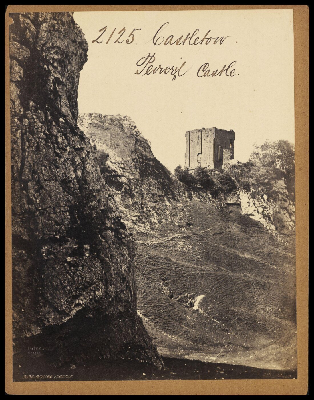 Francis Frith, Castleton. Peveril Castle