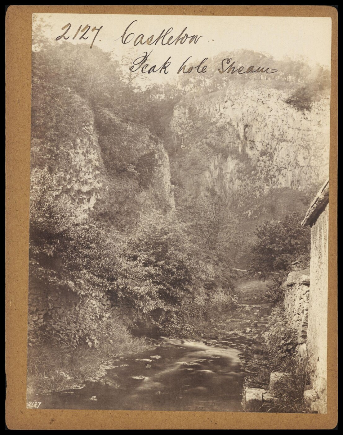 Francis Frith, Castleton. Peak hole Stream
