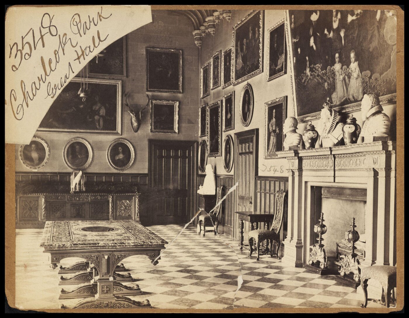 Francis Frith, Charlcote Park.  Great Hall