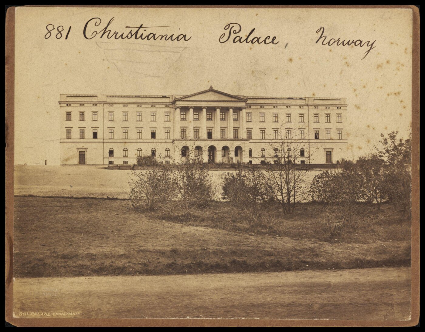 Francis Frith, Christiania Palace, Norway