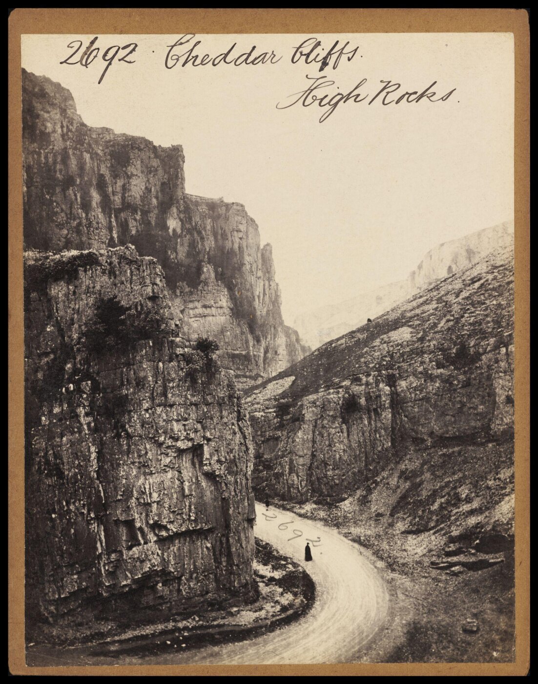 Francis Frith, Cheddar Cliffs.  High Rocks