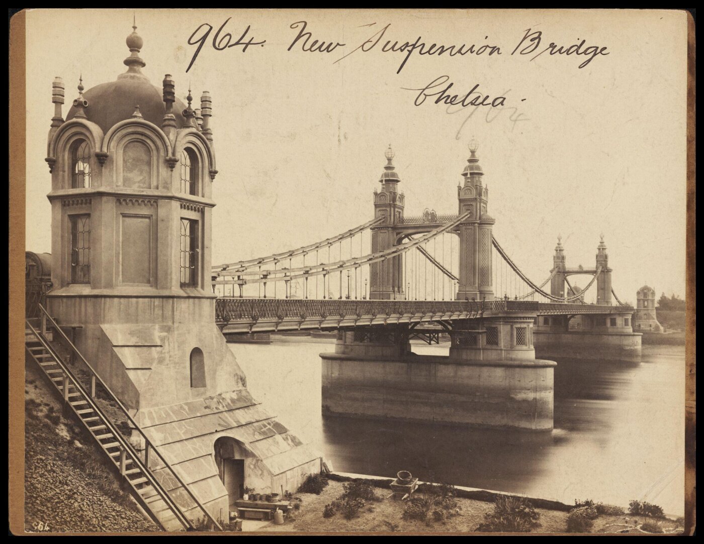 Francis Frith, New Suspension Bridge Chelsea