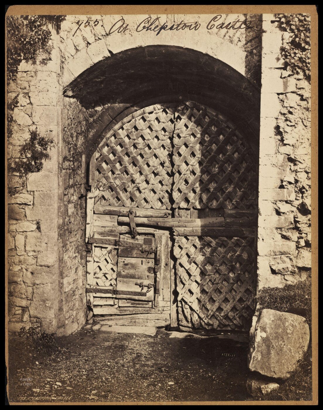 Francis Frith, At Chepstow Castle