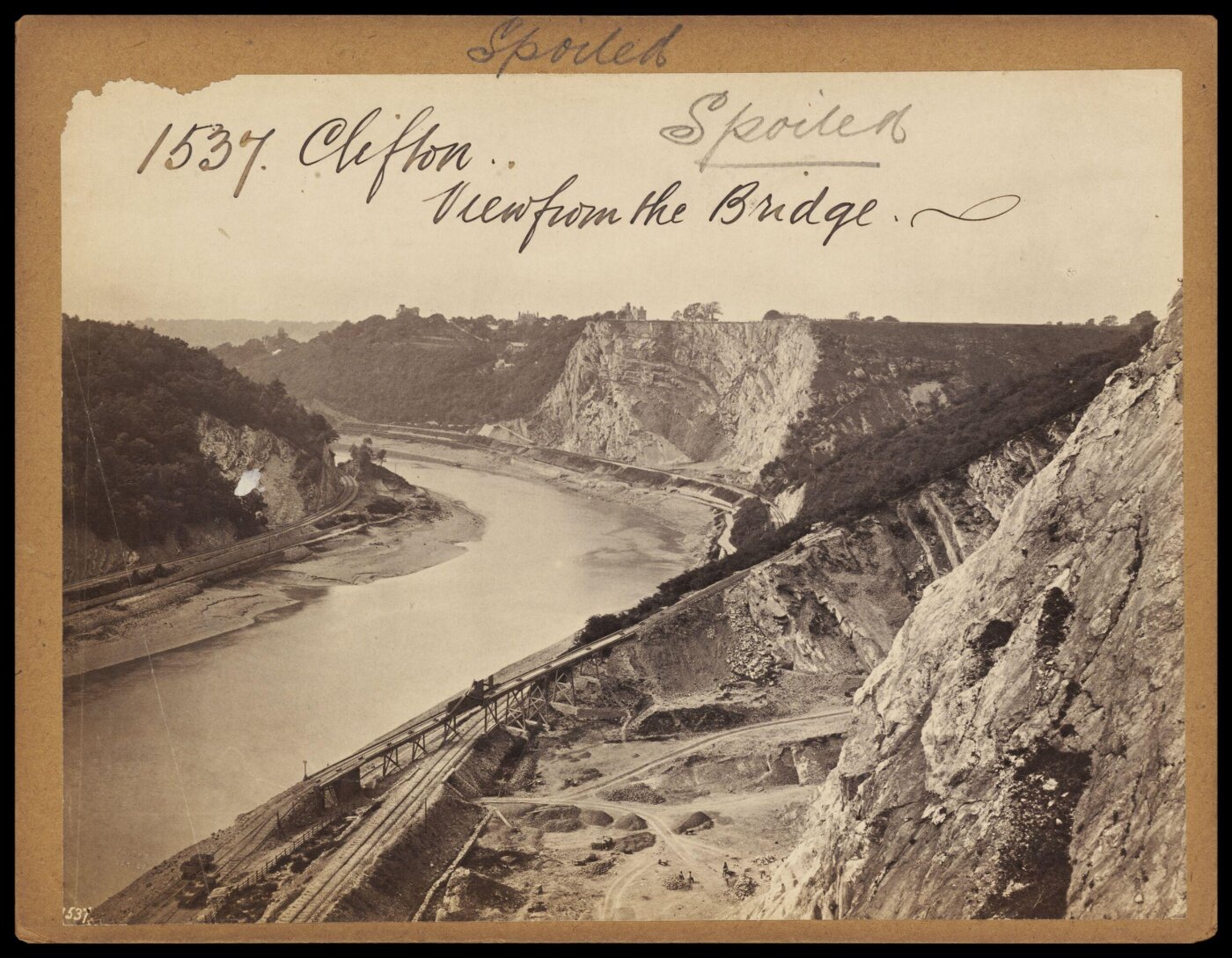 Francis Frith, Clifton.  View from the Bridge