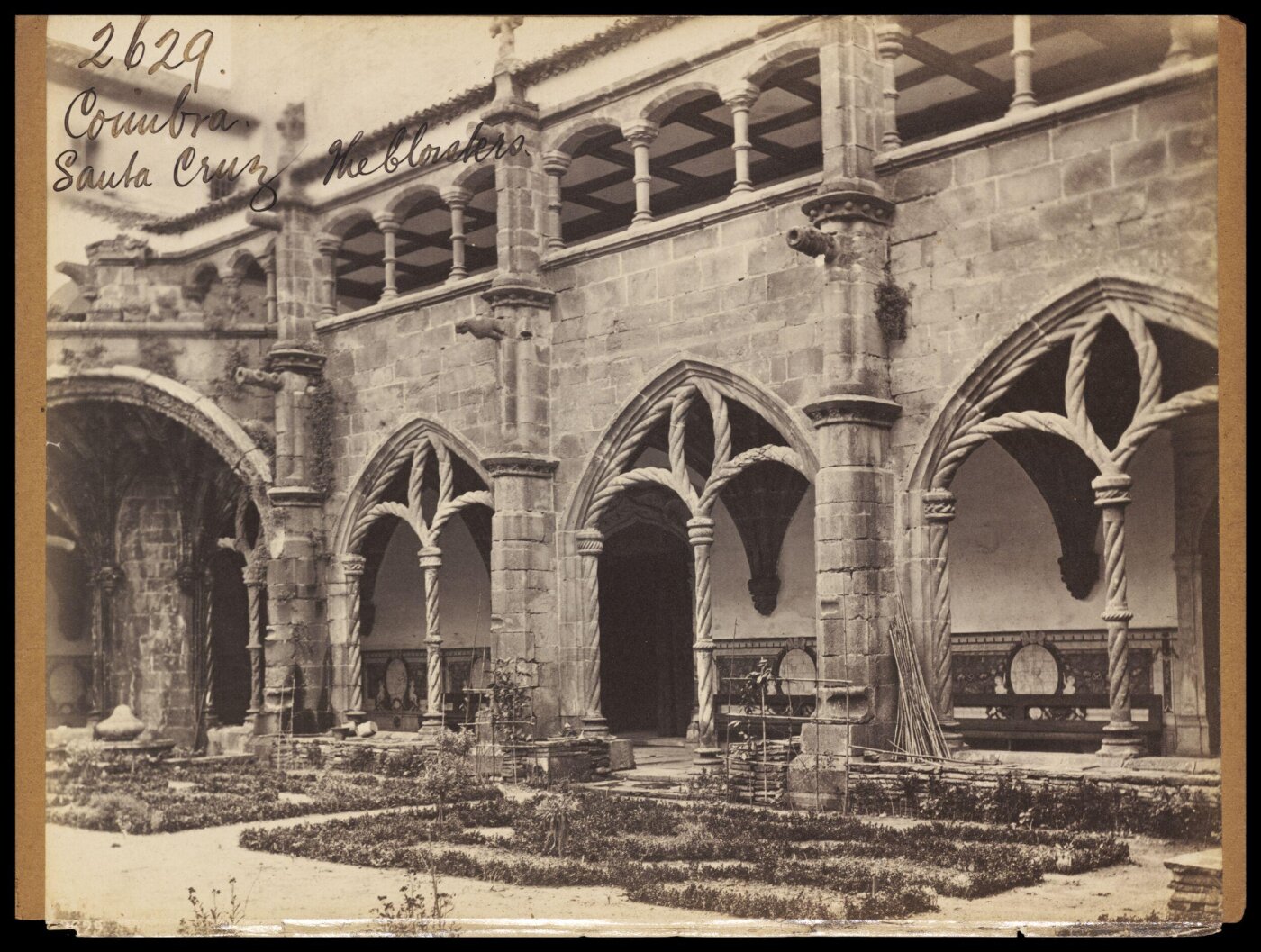 Francis Frith, Coimbra.  Santa Cruz.  The Cloisters