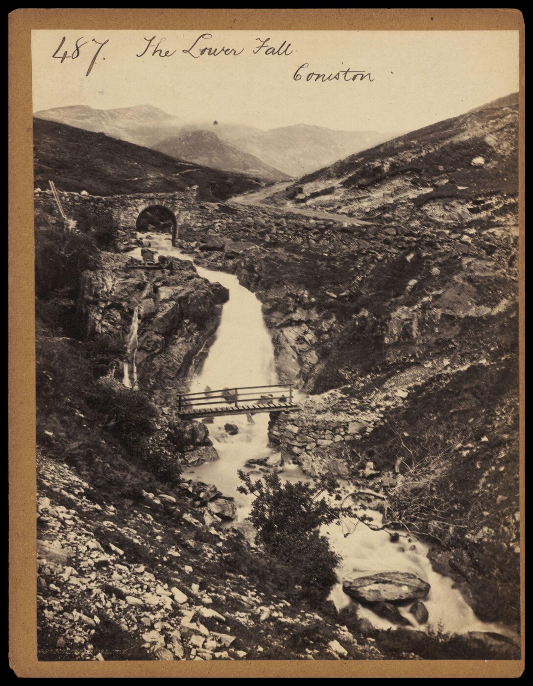 Francis Frith, The Lower Fall.  Coniston