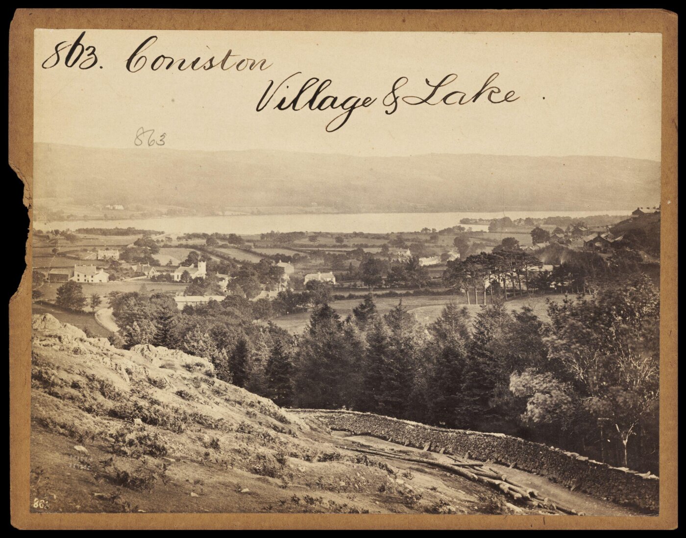 Francis Frith, Coniston Village and Lake