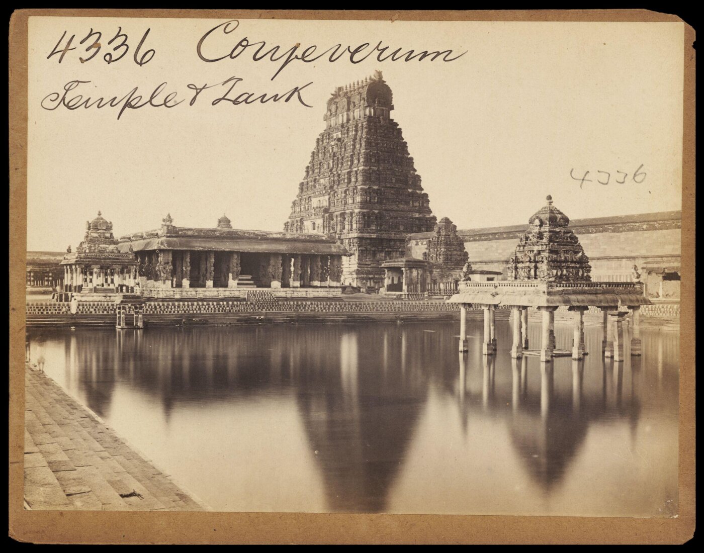 Francis Frith, Conjeverum Temple & Tank
