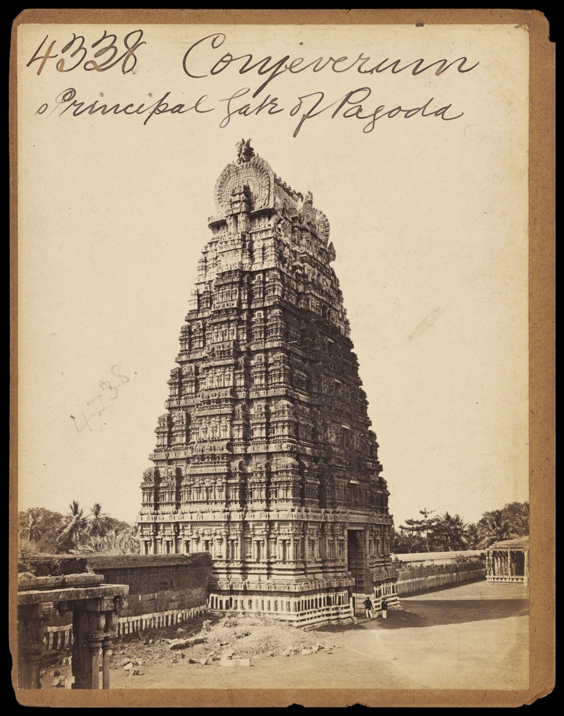 Francis Frith, Conjeverum Principal Gate of Pagoda