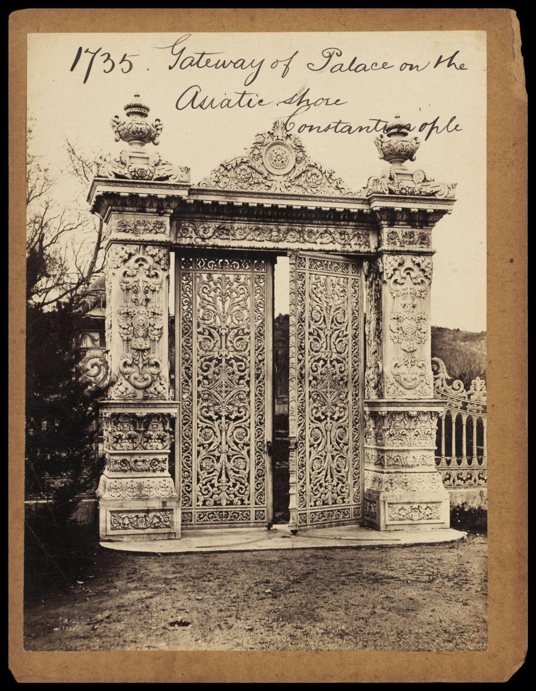 Francis Frith, Gateway of Palace on the Asiatic Shore.  Constantinople