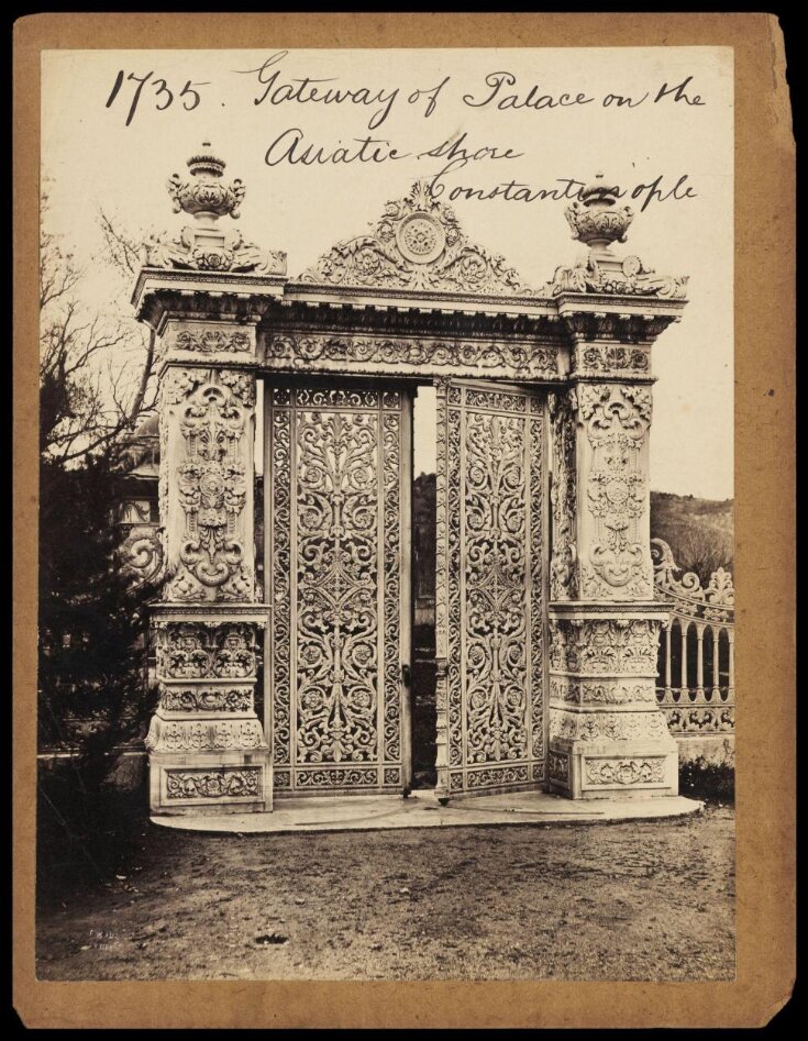 Gateway of Palace on the Asiatic Shore.  Constantinople top image