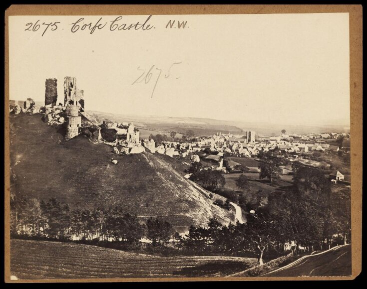 Corfe Castle.  N.W. top image