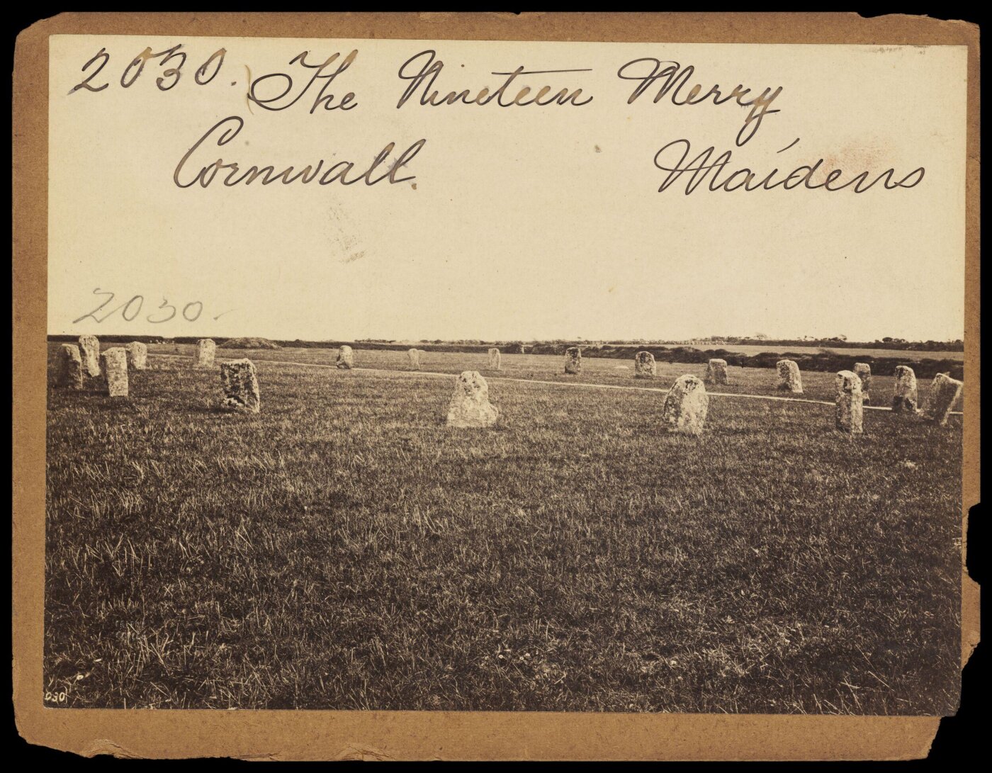 Francis Frith, The Nineteen Merry Maidens.  Cornwall