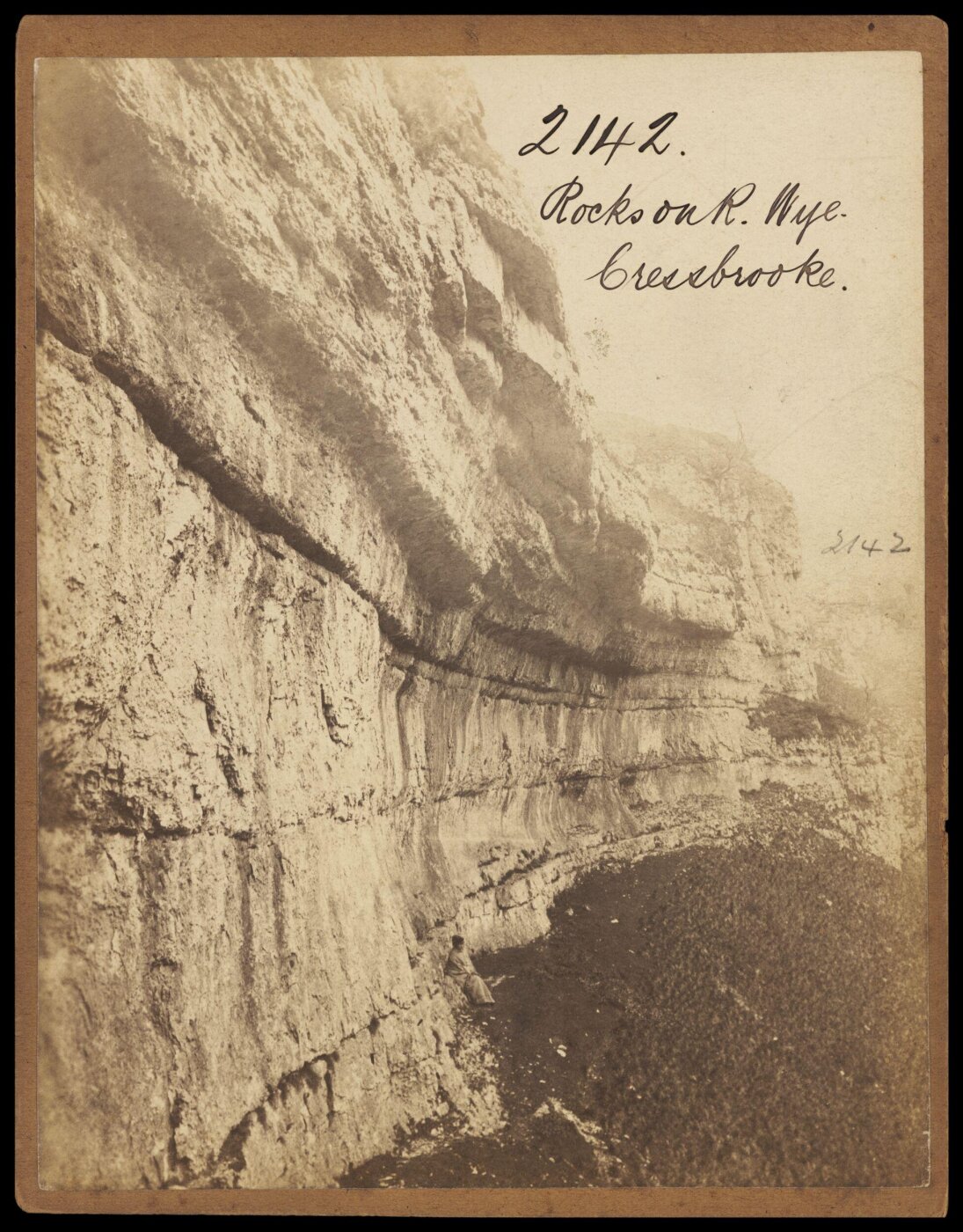 Francis Frith, Rocks on R. Wye.  Cressbrooke
