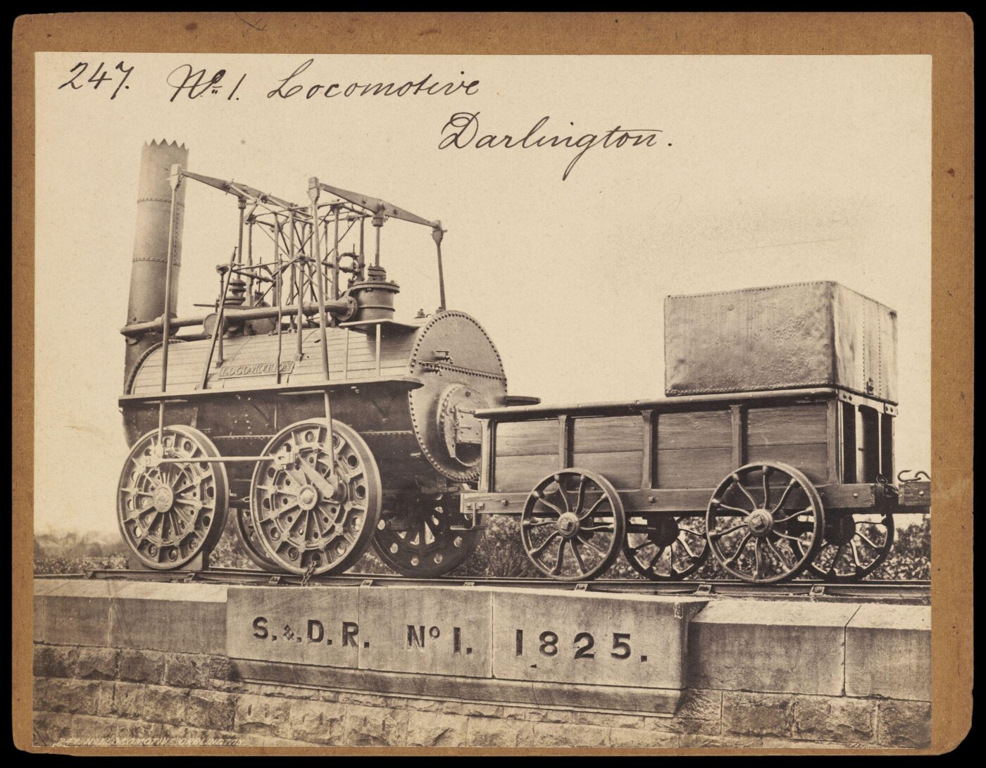 Francis Frith, No. 1 Locomotive Darlington
