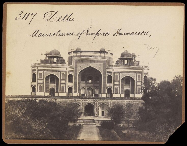 Delhi.  Mausoleum of Humaioou top image