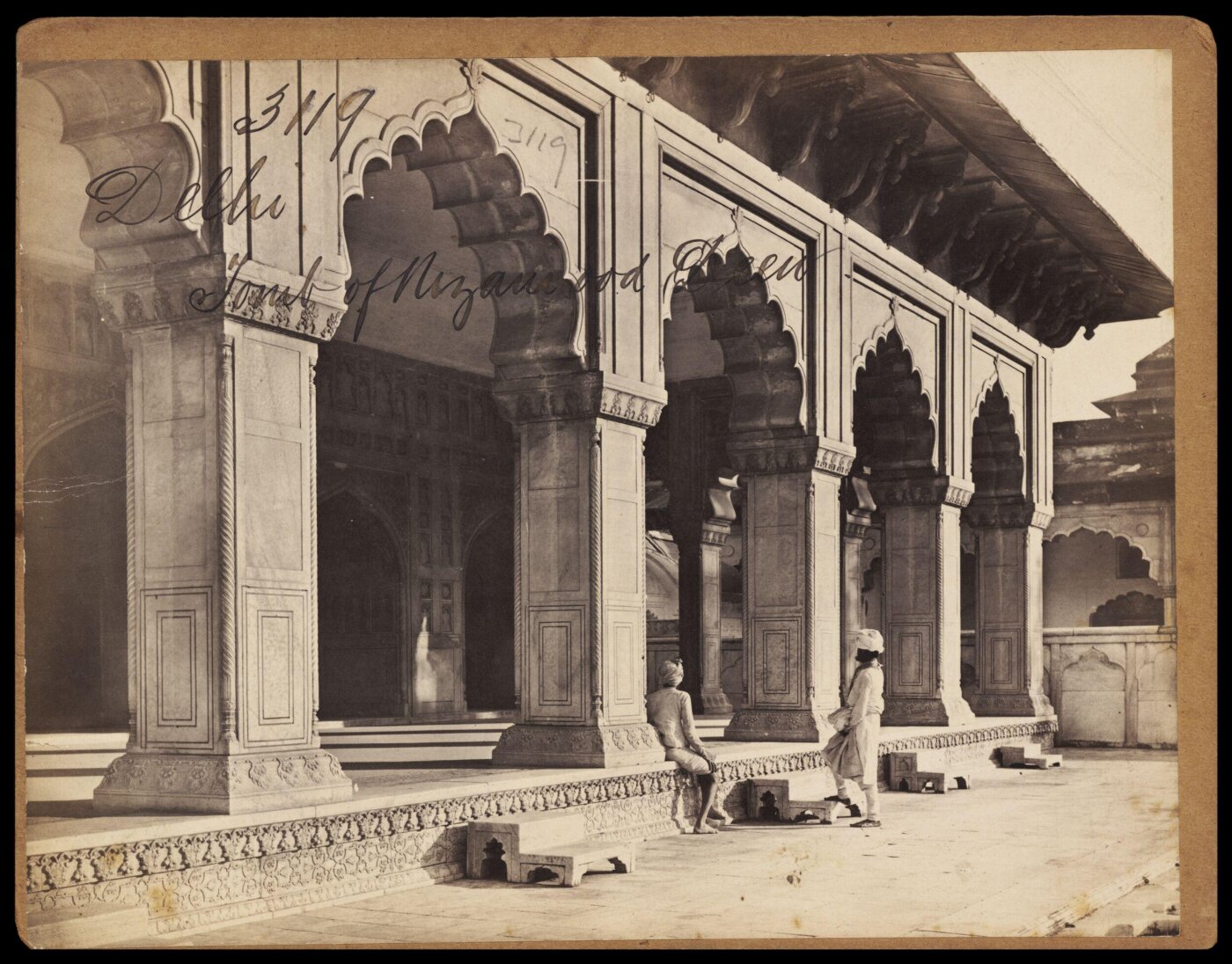 Francis Frith, Delhi.  Tomb of Nizamood Deen