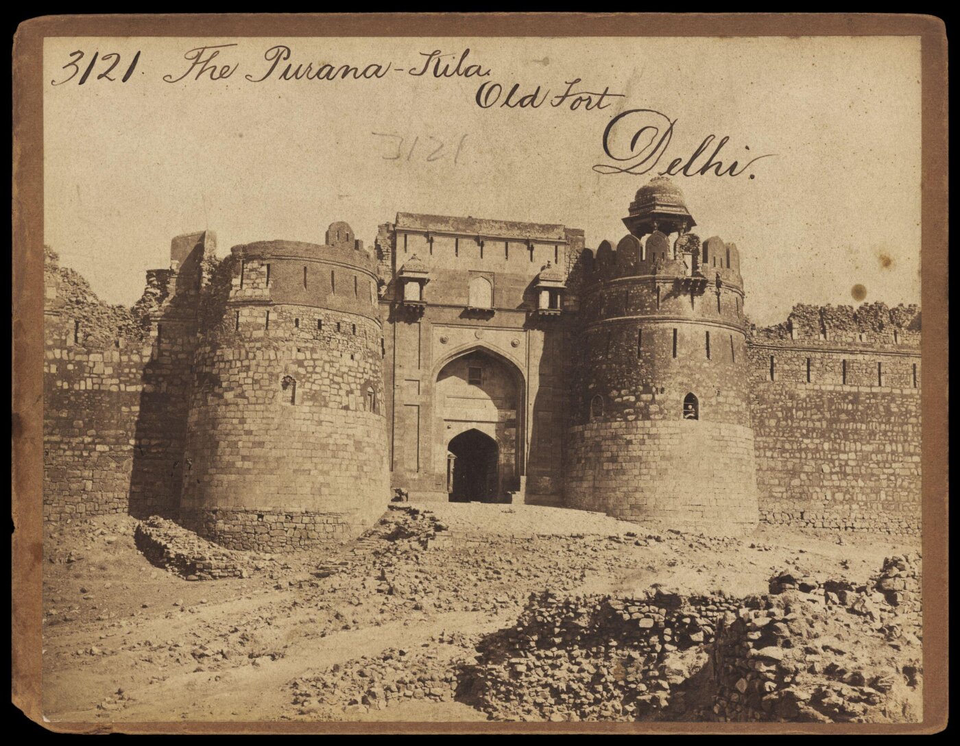 Francis Frith, The Purana-Kila.  Old Fort.  Delhi