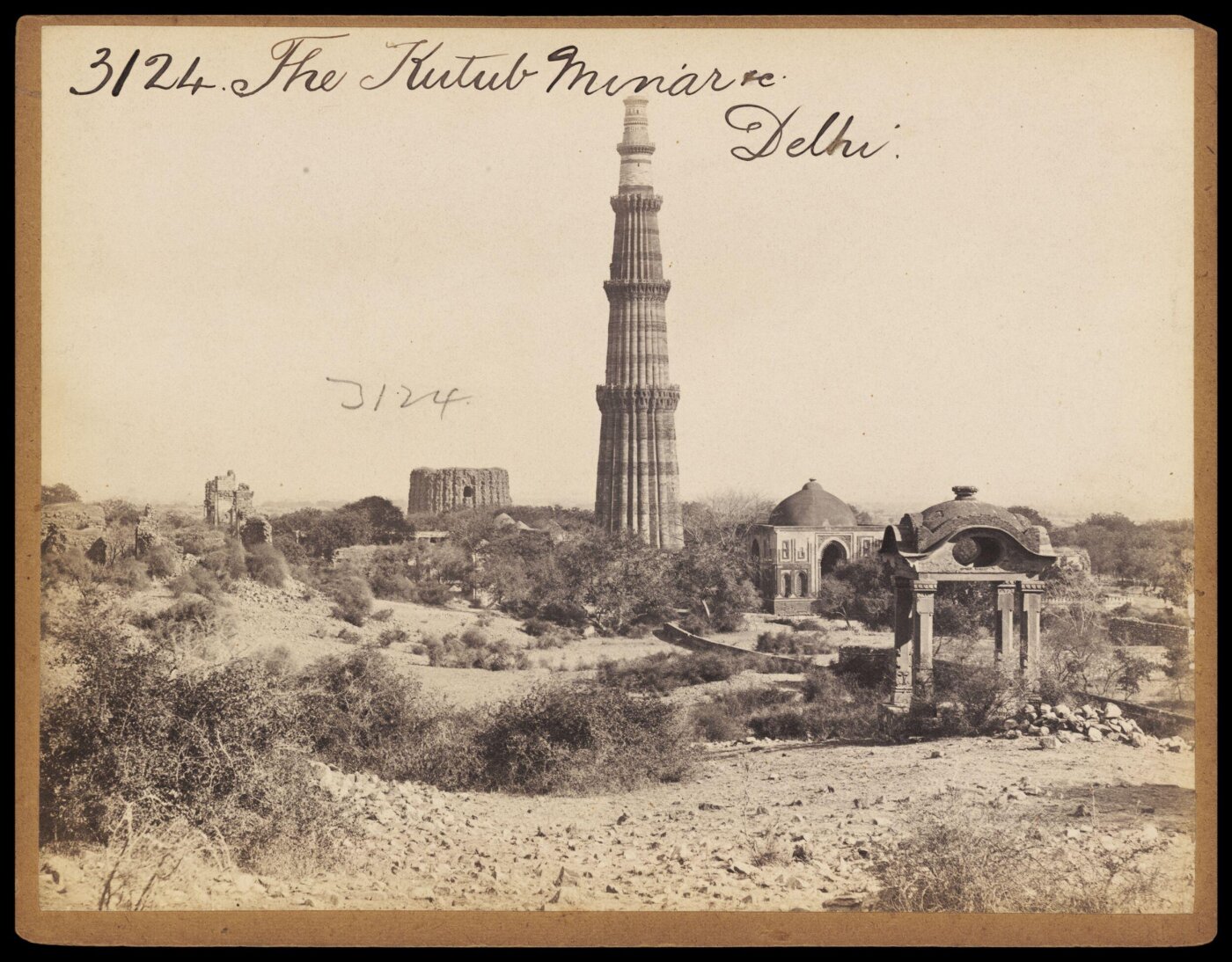 Francis Frith, The Kutub Minar.  Delhi
