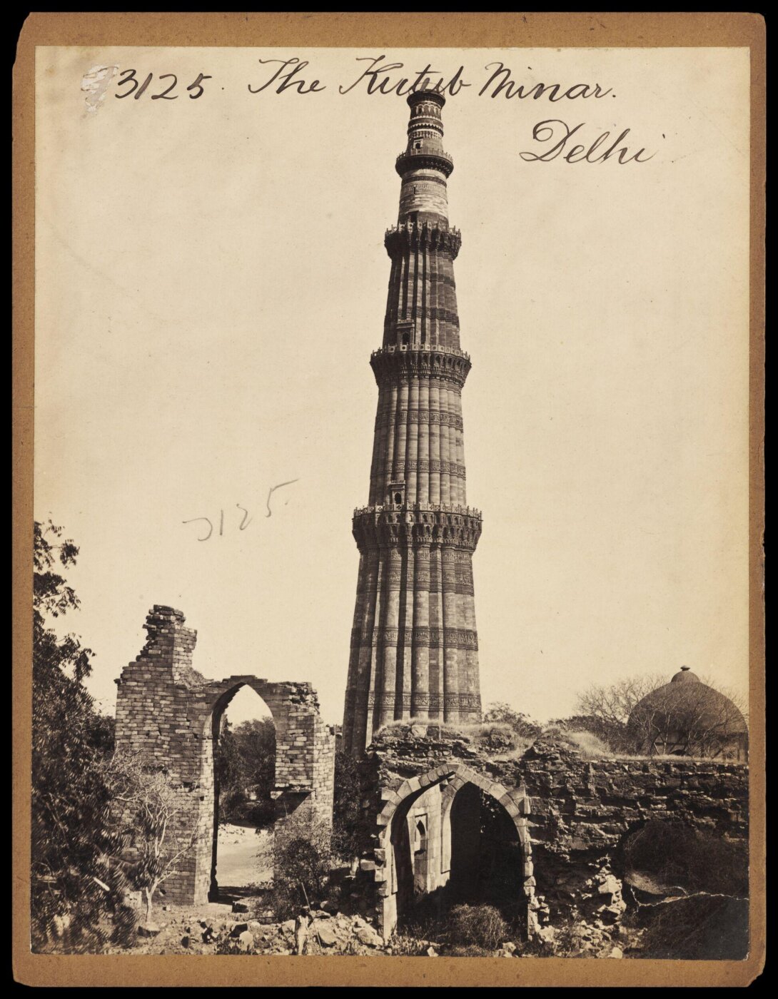 Francis Frith, The Kutub Minar Delhi