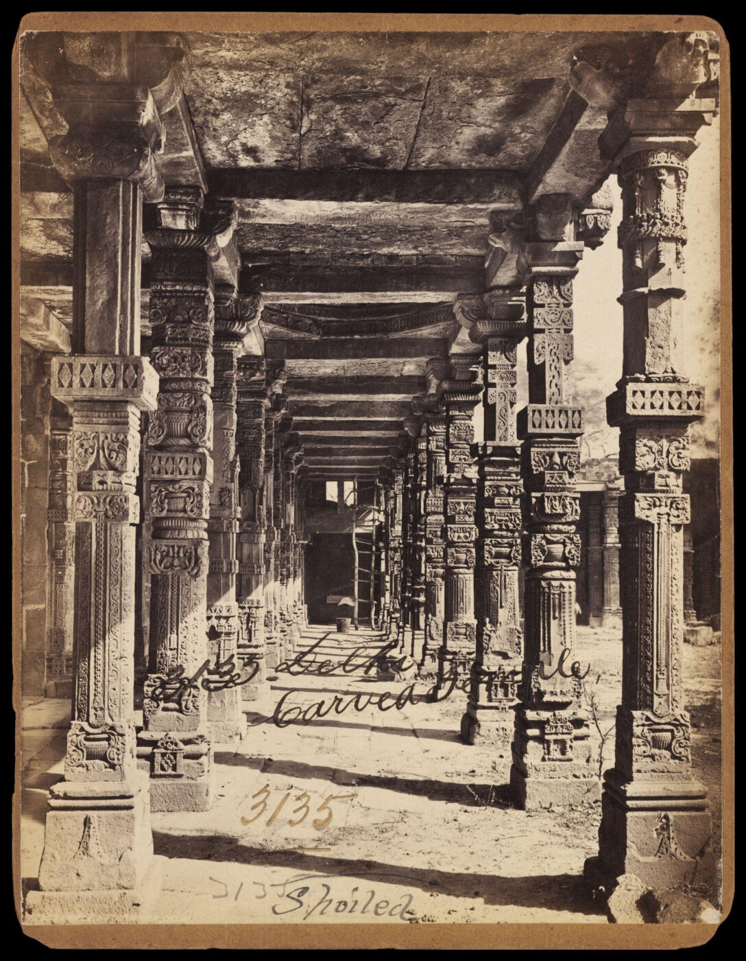 Francis Frith, Delhi.  Carved Temple