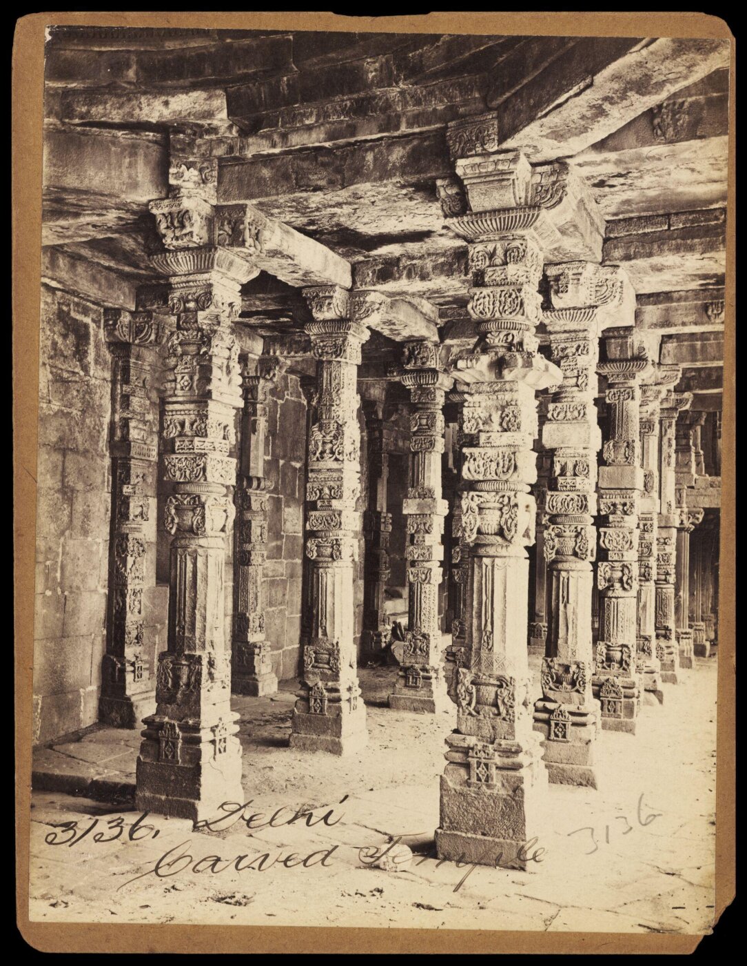 Francis Frith, Delhi.  Carved Temple
