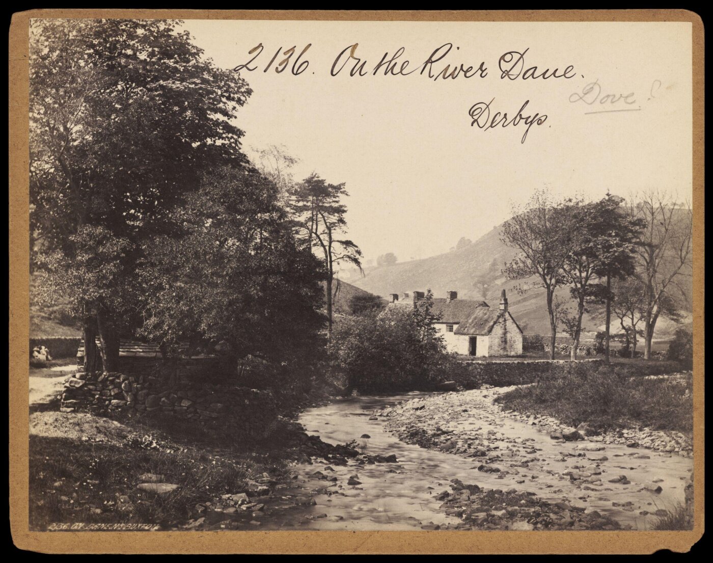 Francis Frith, On the River Dane (Dove).  Derbys.