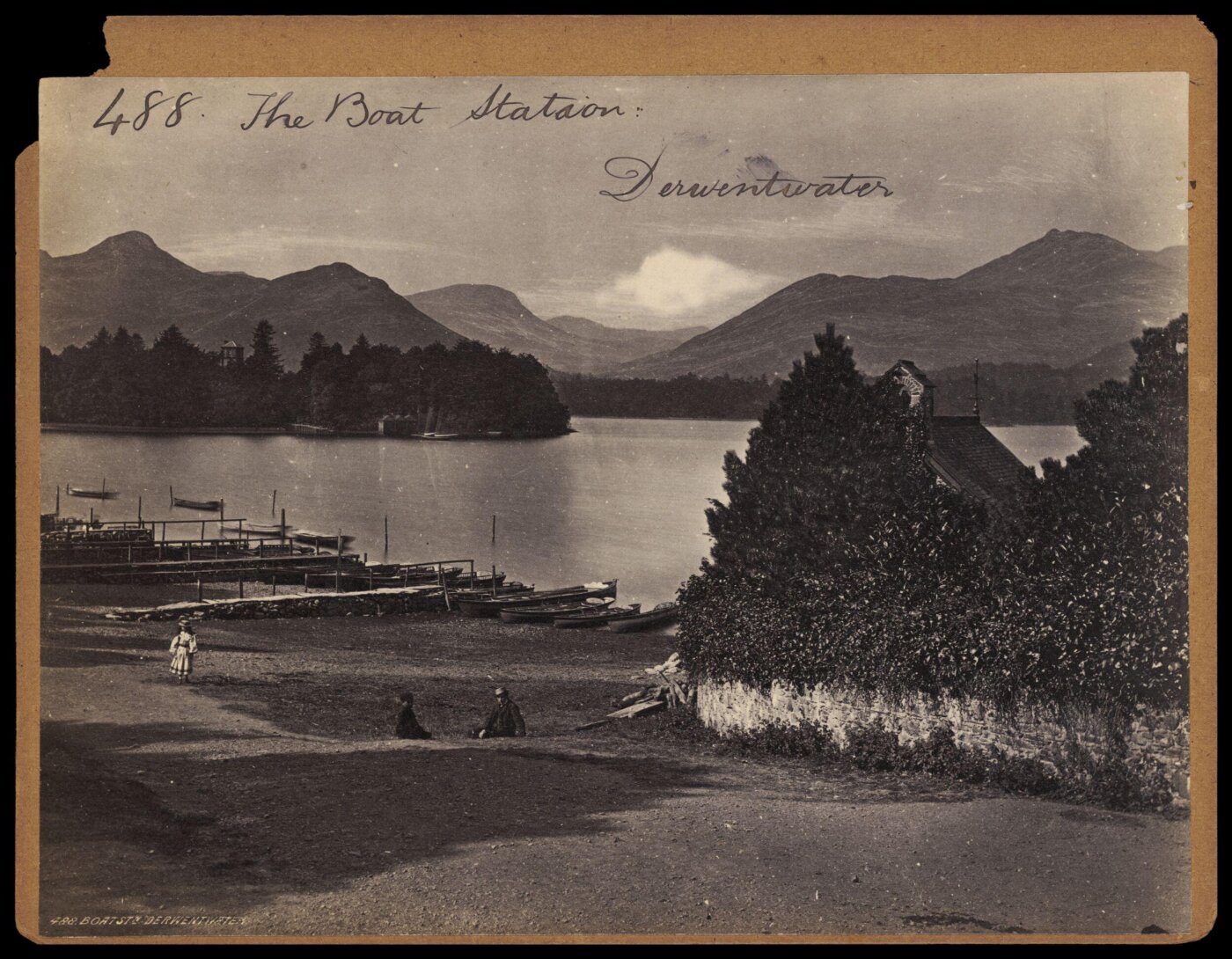 Francis Frith, The Boat Station.  Derwentwater