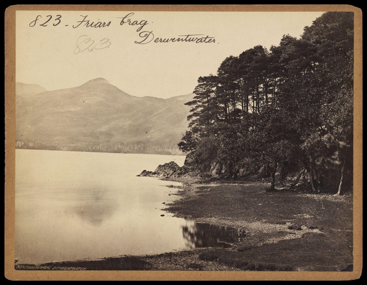 Francis Frith, Friars Crag.  Derwentwater