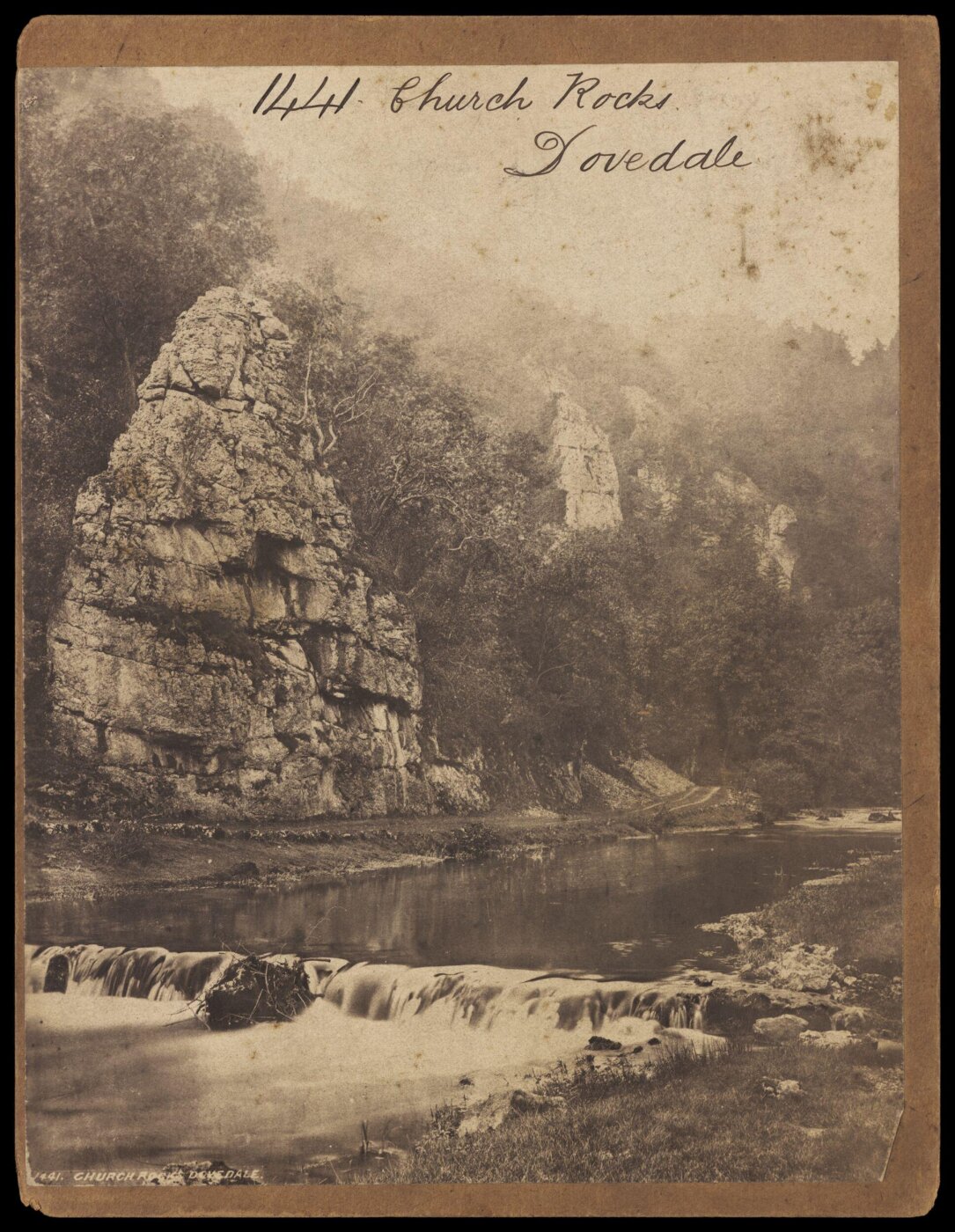 Francis Frith, Church Rocks.  Dove Dale