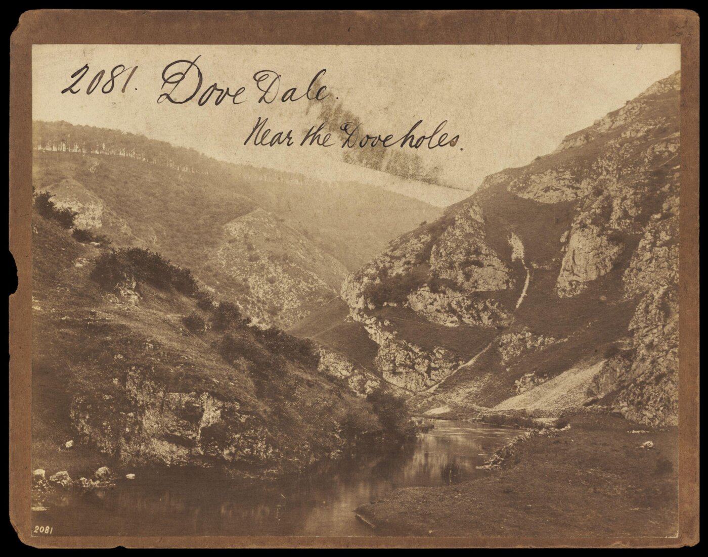 Francis Frith, Dove Dale.  Near the Dove holes
