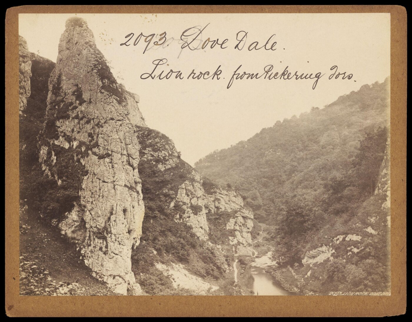 Francis Frith, Dove Dale. Lion Rock from Pickering Tors