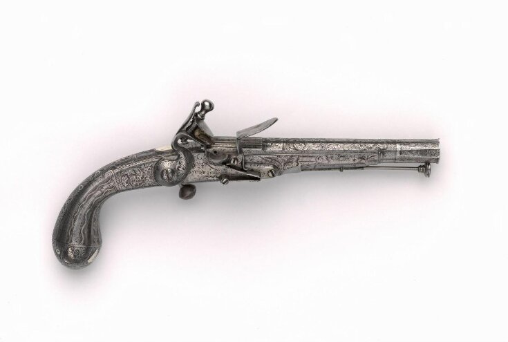 1760 Scottish Flintlock Pistol Revolutionary War Shot Heard Round The World